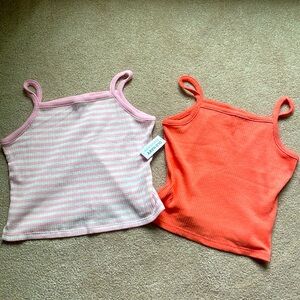 Girl tank tops size medium NWT